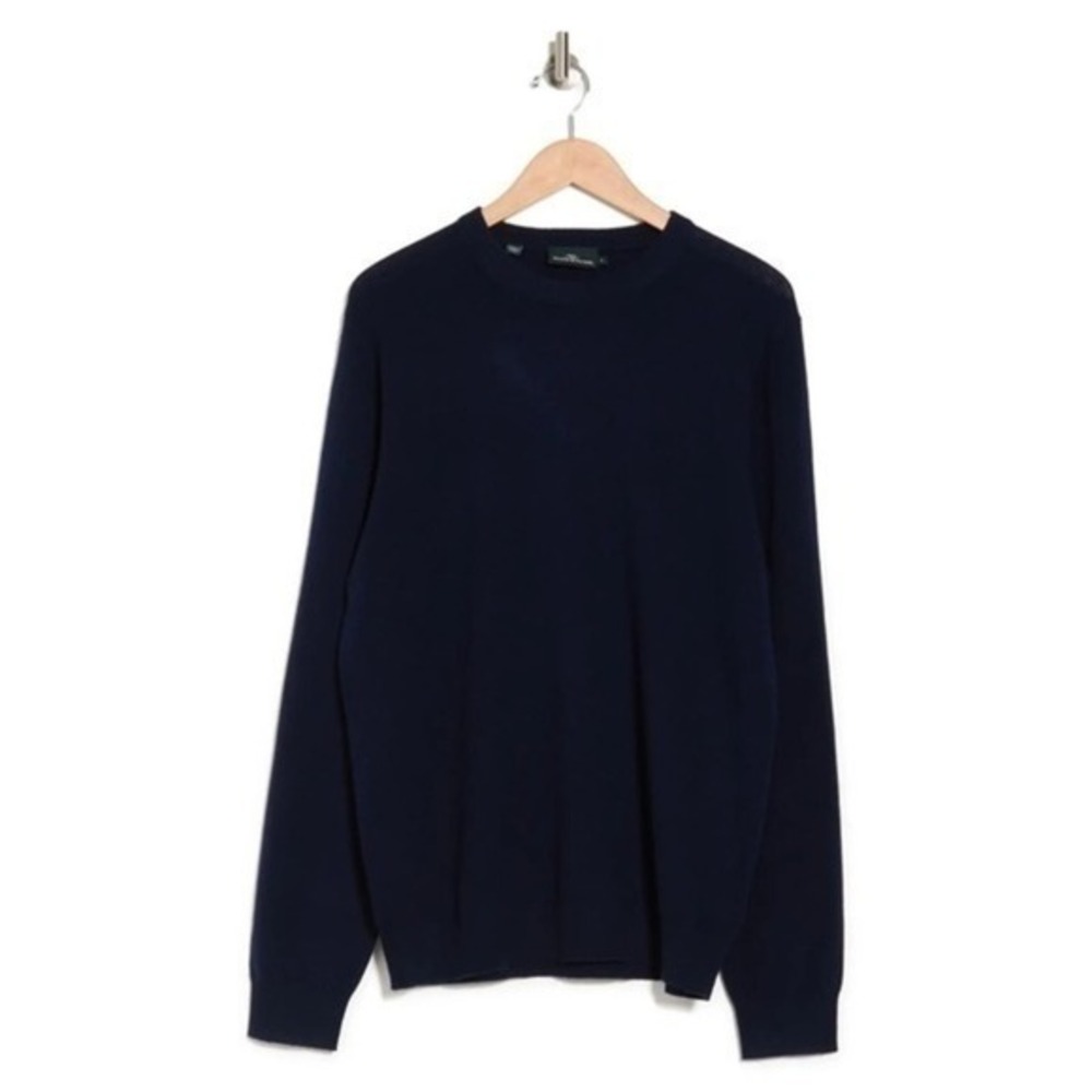 Rodd & Gunn Hilltop Merino Wool & Cashmere Navy Blue Crewneck Sweater 2XL NWT